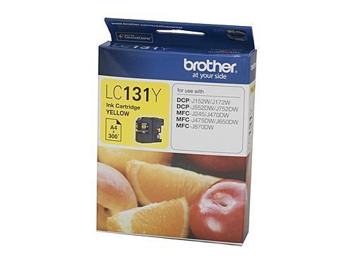 Brother LC131 Yellow Ink Cartridge